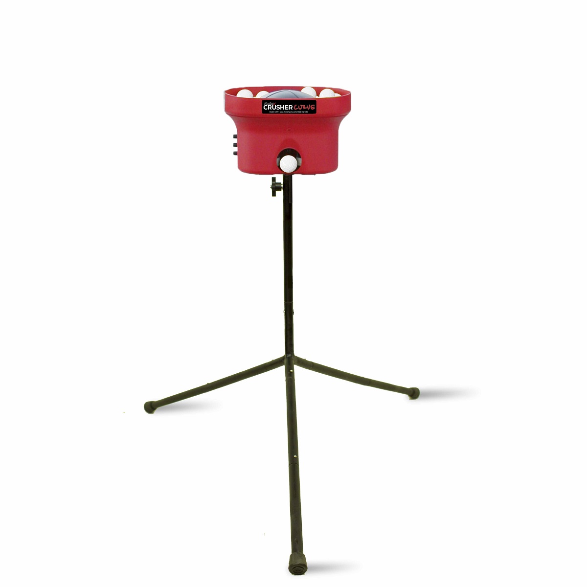 Crusher Fastball & Curveball Mini Ball Pitching Machine 