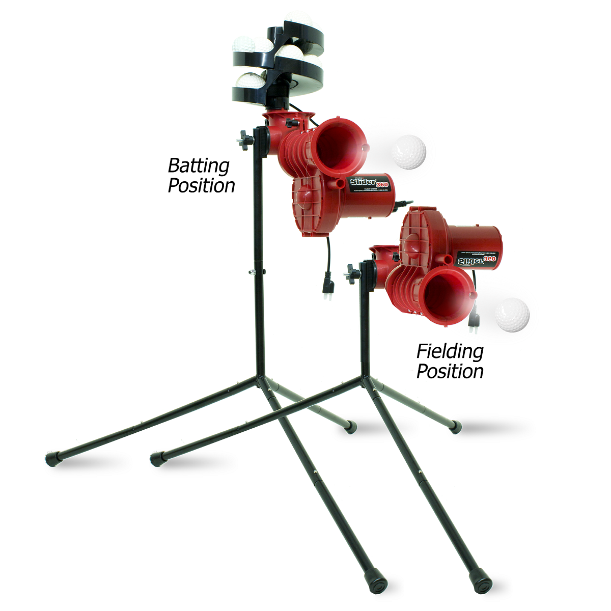 Slider Lite 360 Fastball & Curveball Baseball Pitching Machine